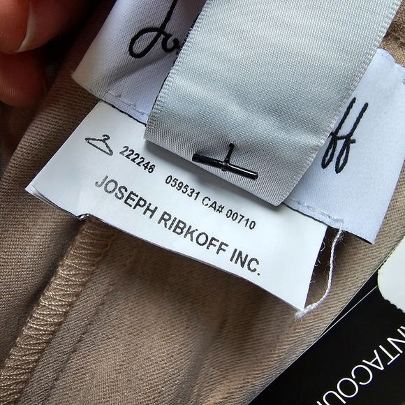 Joseph Ribkoff Pants Womens Size 6 Beige‎ Amelia Crop Tapered Pull On - Picture 6 of 14